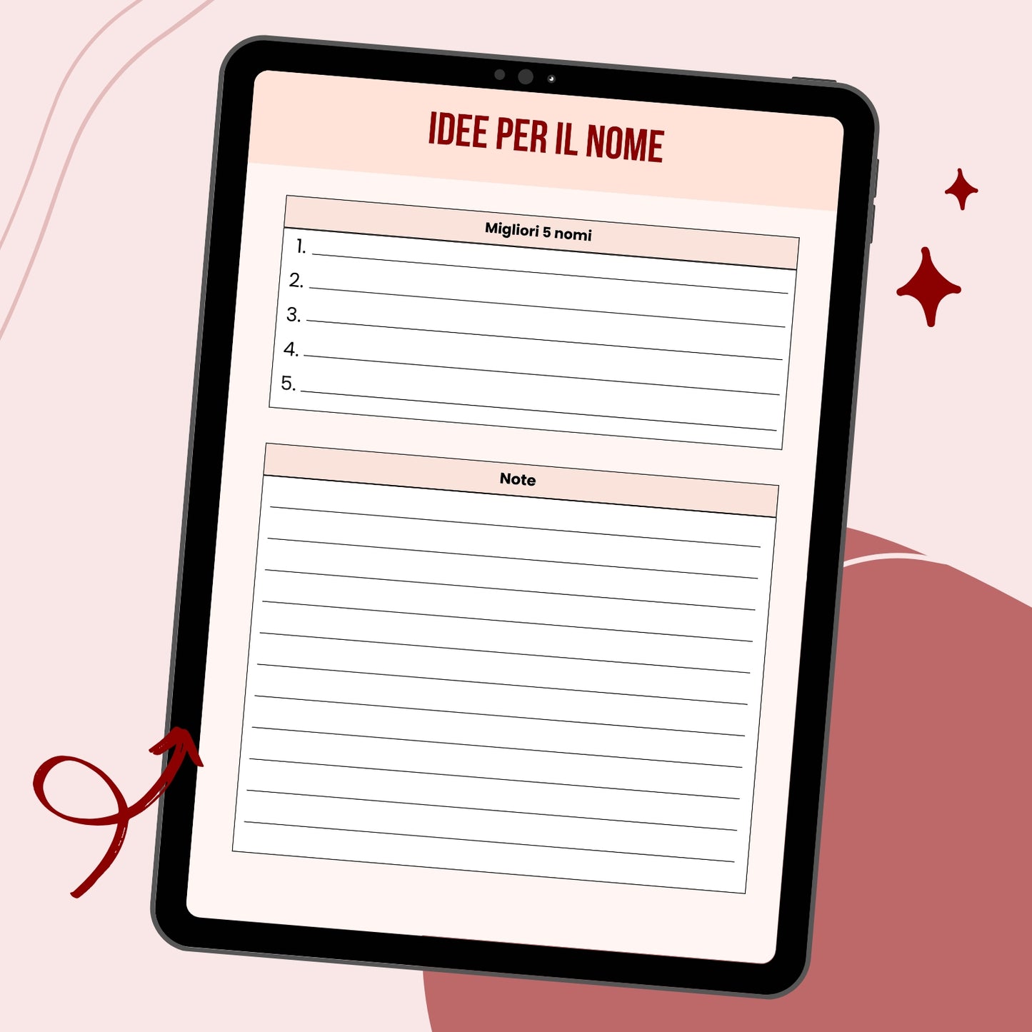 Il mio Diario della Gravidanza: Planner Settimanale da Compilare e Conservare (PDF Stampabile)