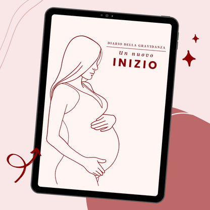 Il mio Diario della Gravidanza: Planner Settimanale da Compilare e Conservare (PDF Stampabile)