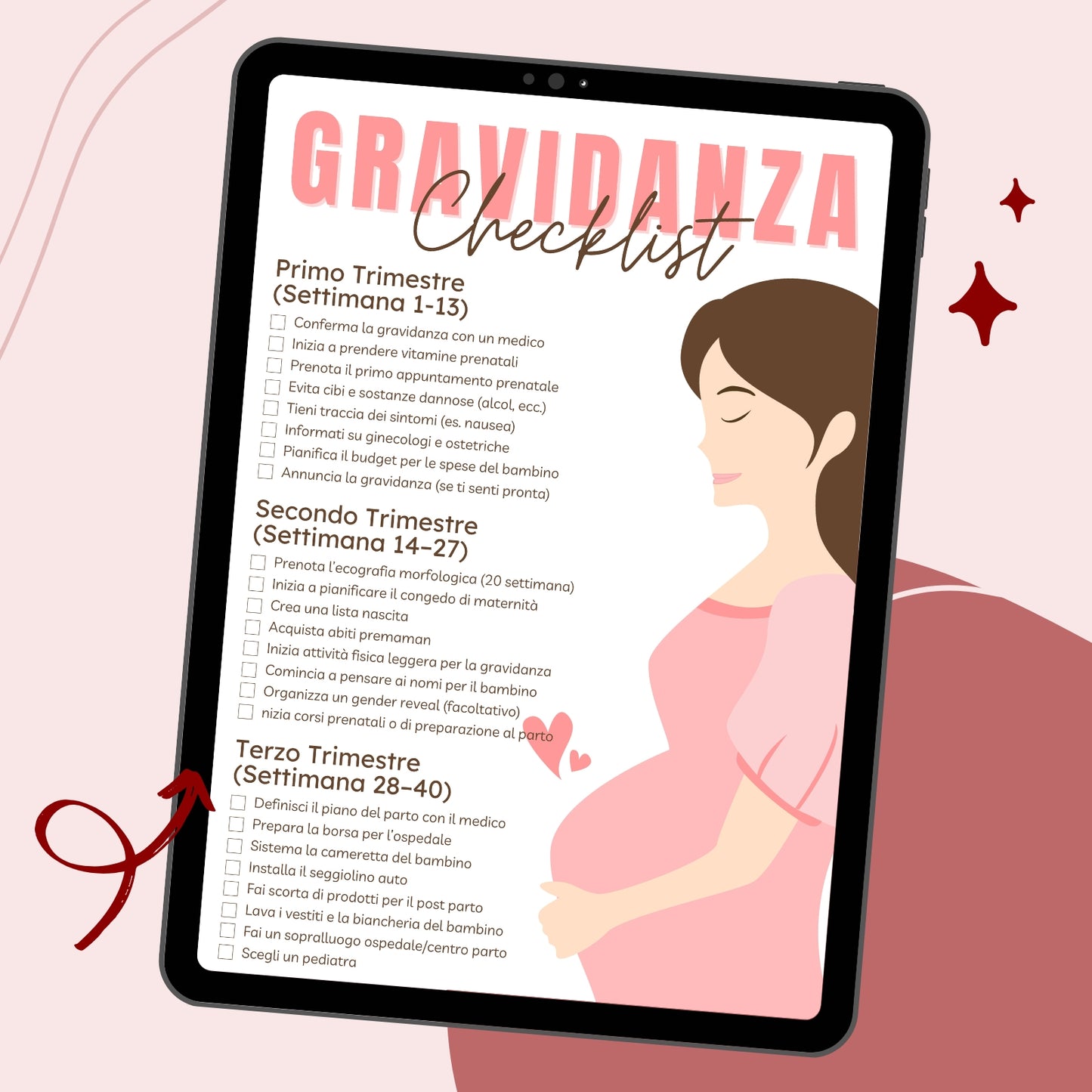 Checklist Completa per la Gravidanza: Organizzati Senza Stress dal Primo All’Ultimo Giorno